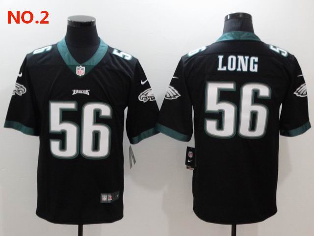 Men's Philadelphia Eagles #56 Chris Long Jersey NO.2;